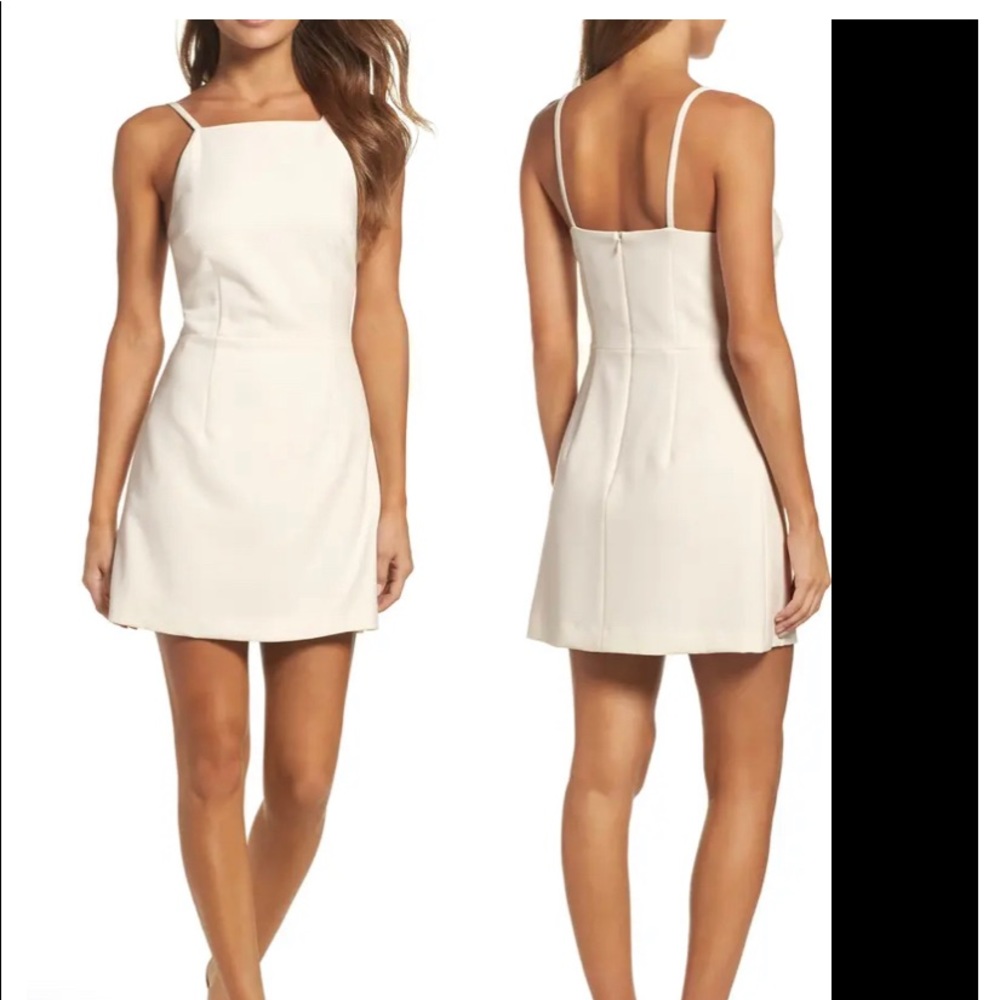 White minidress